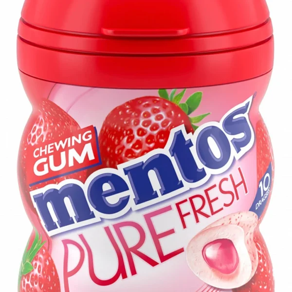 Mentos Pure Fresh Chewing Gums Strawberry Flavor - sugar free