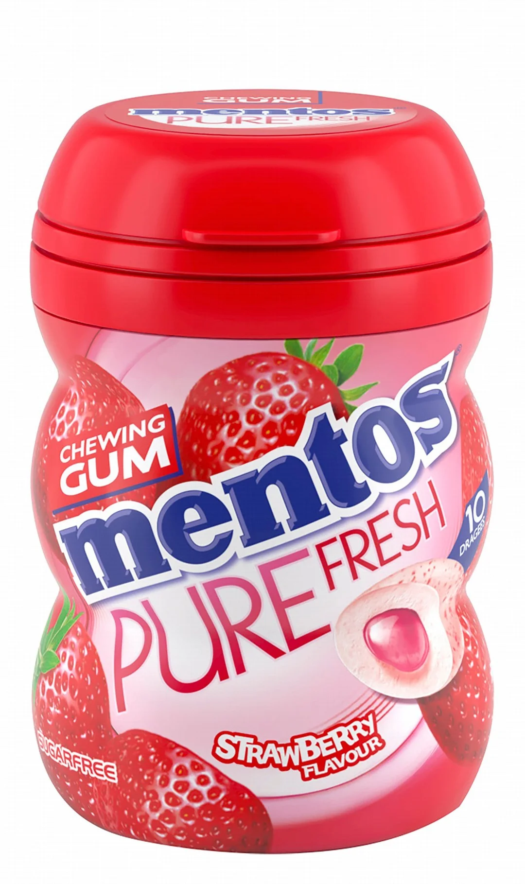 39c3c9af-aa99-4a2d-9e00-fa5a86bcba69219700703c407951f3da194c8d0a4c6f_80862055 Mentos Pure Fresh Chewing Gums Strawberry Flavor - sugar free - الصورة 1