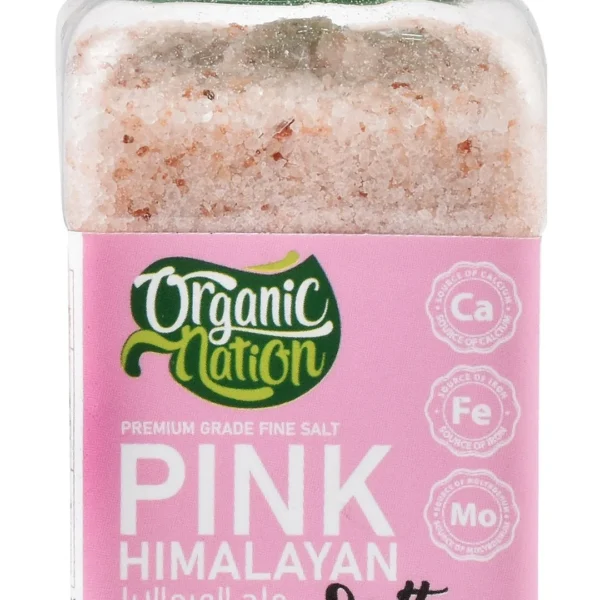 Organic Nation Fine Pink Himalayan Salt