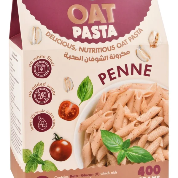 Organic Nation Oat Penne Pasta - no added sugar, white flour free