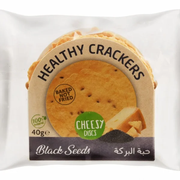 Cheesy Discs with Black Seeds