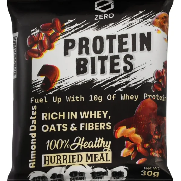 Zero 10g Protein Bites with Almonds & Dates - no added sugar, gluten free
