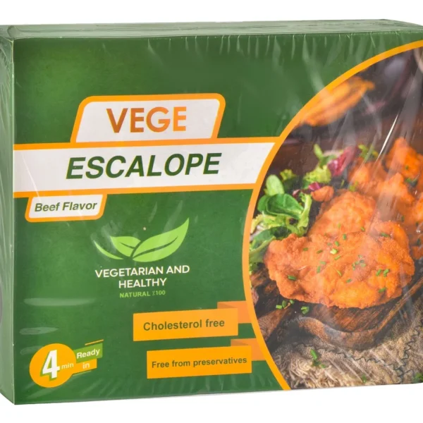 Vege Frozen Escalope Beef Flavor - vegetarian, cholesterol free, preservatives free