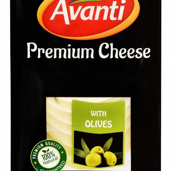 Avanti Premium Cheese Slices with Olives