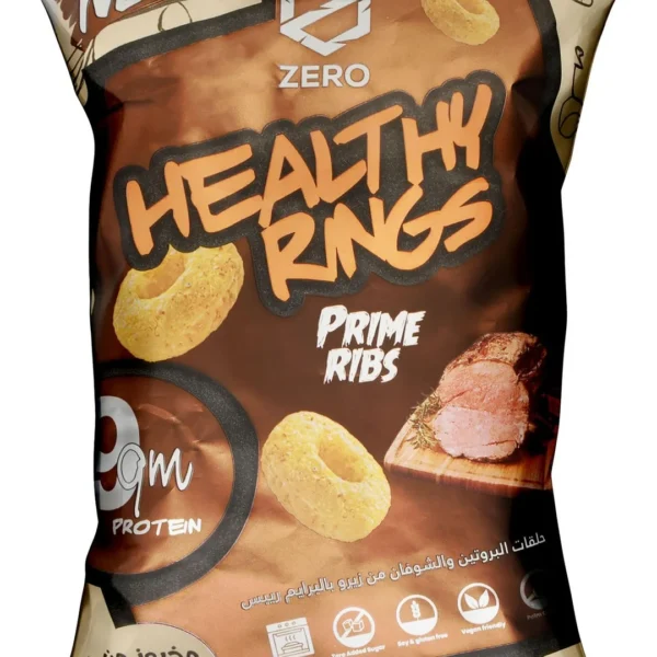 Zero Healthy Baked 9g Protein Prime Ribs Oat Rings - vegan, gluten free, soy free