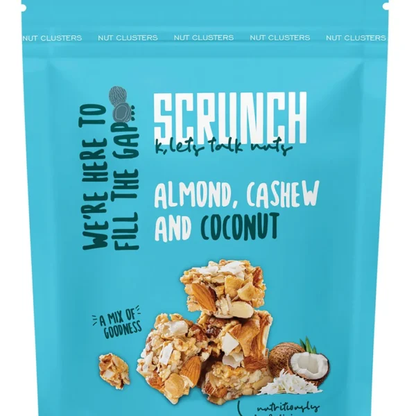 Scrunch Almond, Cashew & Coconut Bites - vegan, gluten free, preservatives free