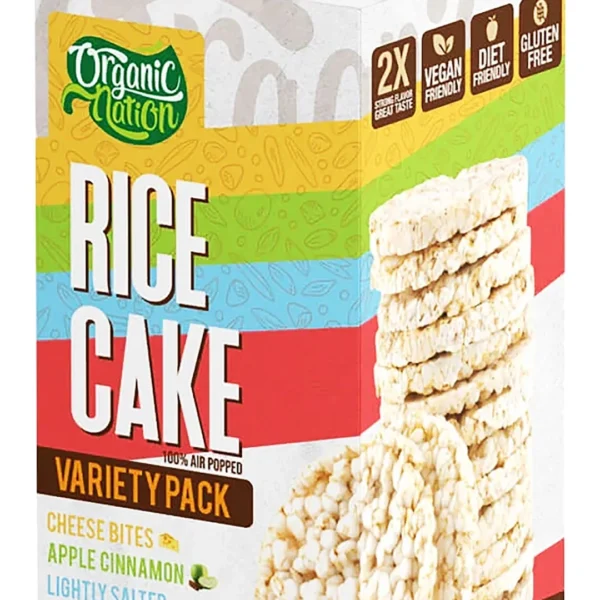 Organic Nation Assorted Rice Cakes - vegan, gluten free