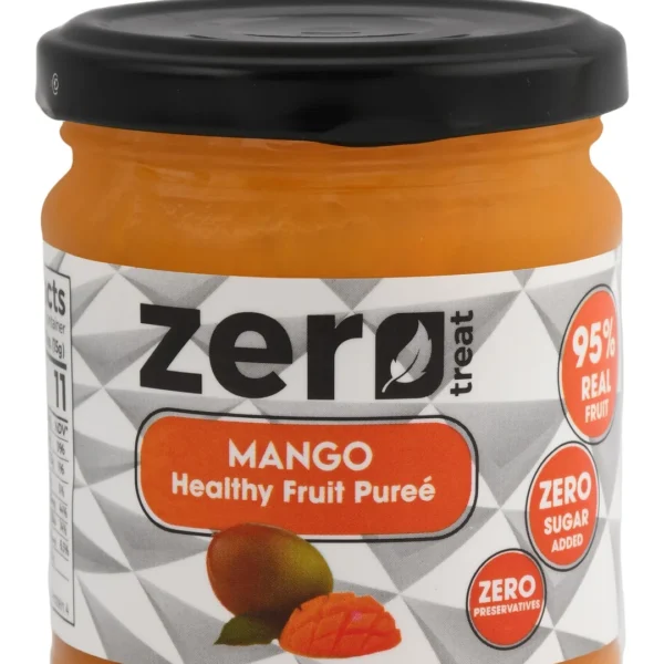 Zero Treat Healthy Mango Fruit Puree - no added sugar, preservatives free