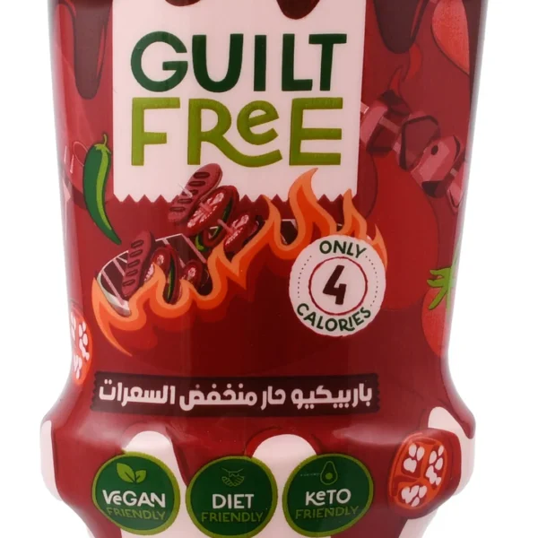 Organic Nation Guilt Free Hot BBQ Sauce - vegan, no added sugar, dairy free