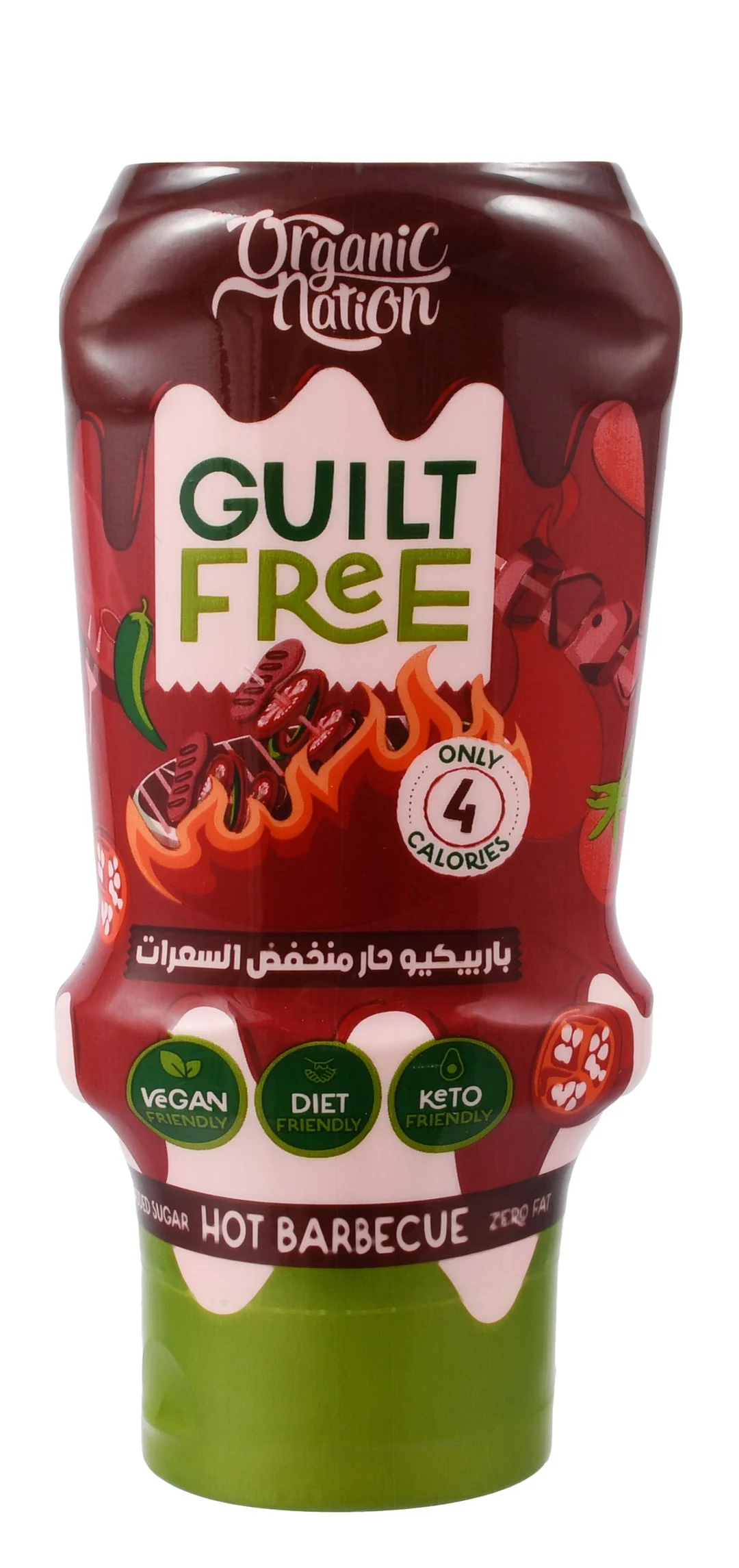 560ebf10-b033-476f-8d3c-61b50afbee5be8111f878a76a2e858bcf5a7266667de_DSC_0060 Organic Nation Guilt Free Hot BBQ Sauce - vegan, no added sugar, dairy free - Image 1