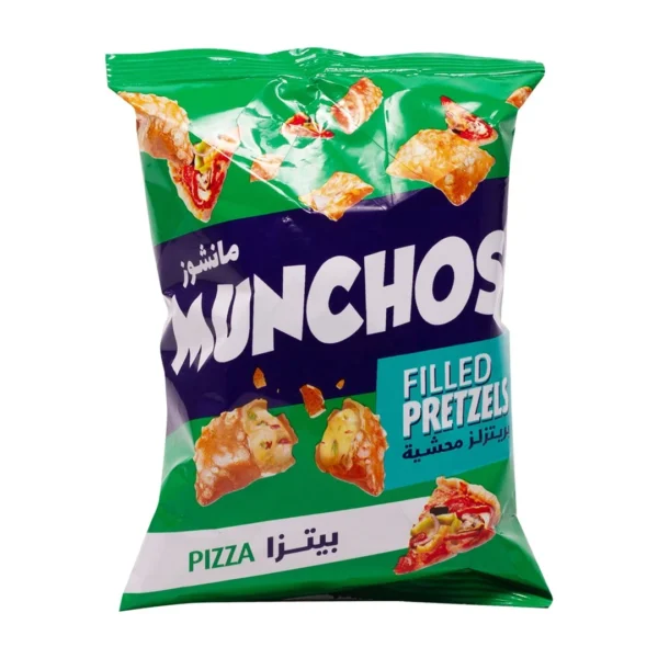 Munchos Filled Pretzels Pizza Flavor