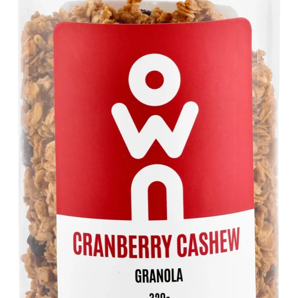 Own Granola with Cranberries & Cashews