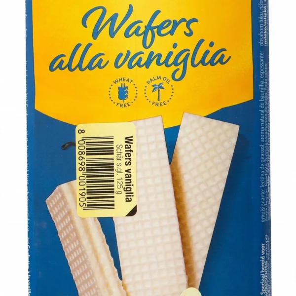 Schar Wafers Filled with Vanilla Cream - gluten free, palm oil free