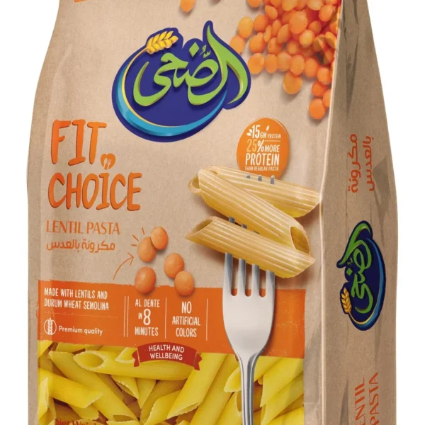 Al Doha Fit Choice Lentil Penne Pasta - artificial color free