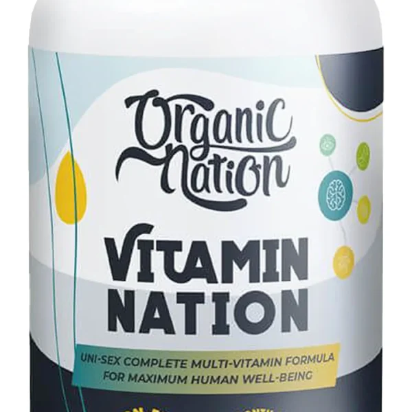 Organic Nation Multivitamin Supplement - iron free