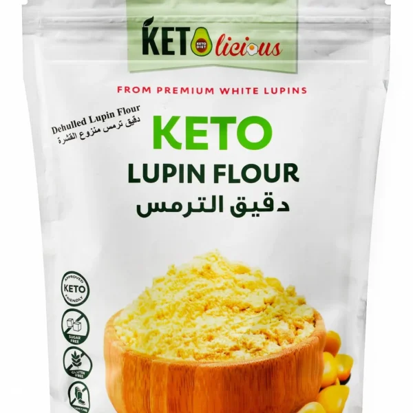 Ketolicious Dehulled Lupin Flour - vegan, sugar free, gluten free