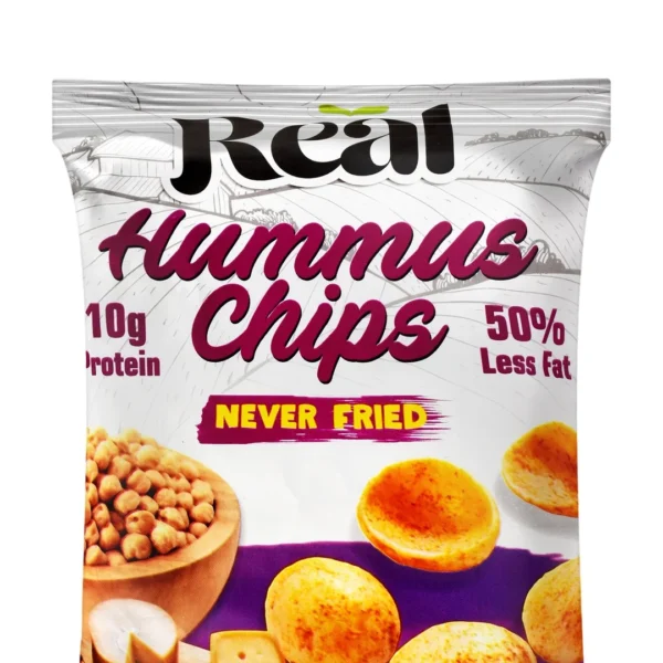 Real 10g Protein Cheese Hummus Chips