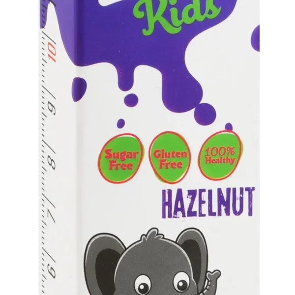 Zero Kids Milk Chocolate with Stevia & Hazelnut - sugar free, gluten free, pig derivatives free