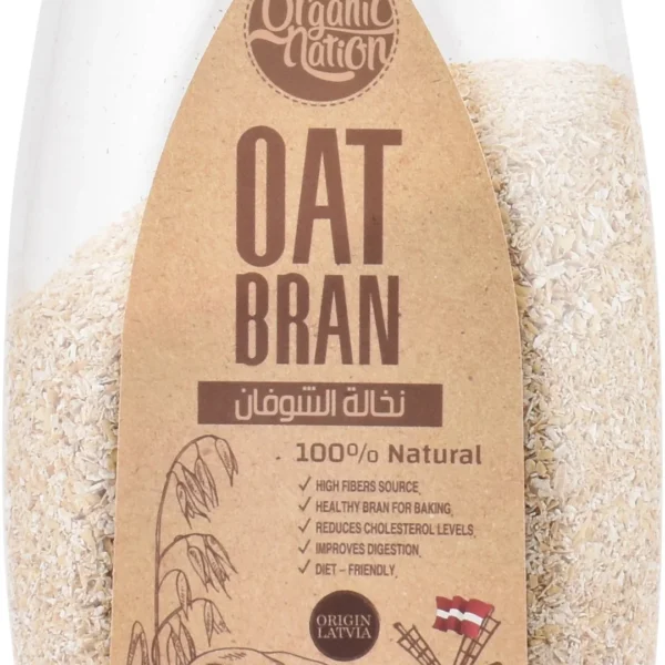 Organic Nation Oat Bran - vegan, high fiber, GMO free