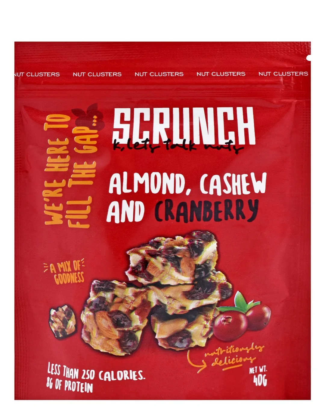 8eaf24d6-e3da-47cc-9265-484a70c2e95c20908a16f24ac2d67c3114a1378e6a39_DSC_0221 Scrunch Almond, Cashew & Cranberry Bites - vegan, gluten free, preservatives free, - الصورة 1