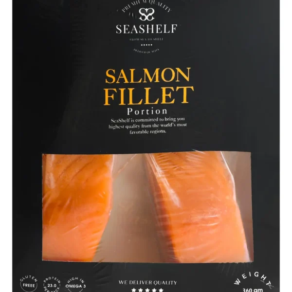 Seashelf Frozen Salmon Fillet Portion - gluten free