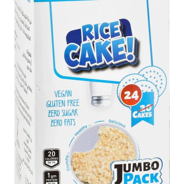 Balance Lightly Salted Rice Cake (20% Extra) - vegan, sugar free, gluten free