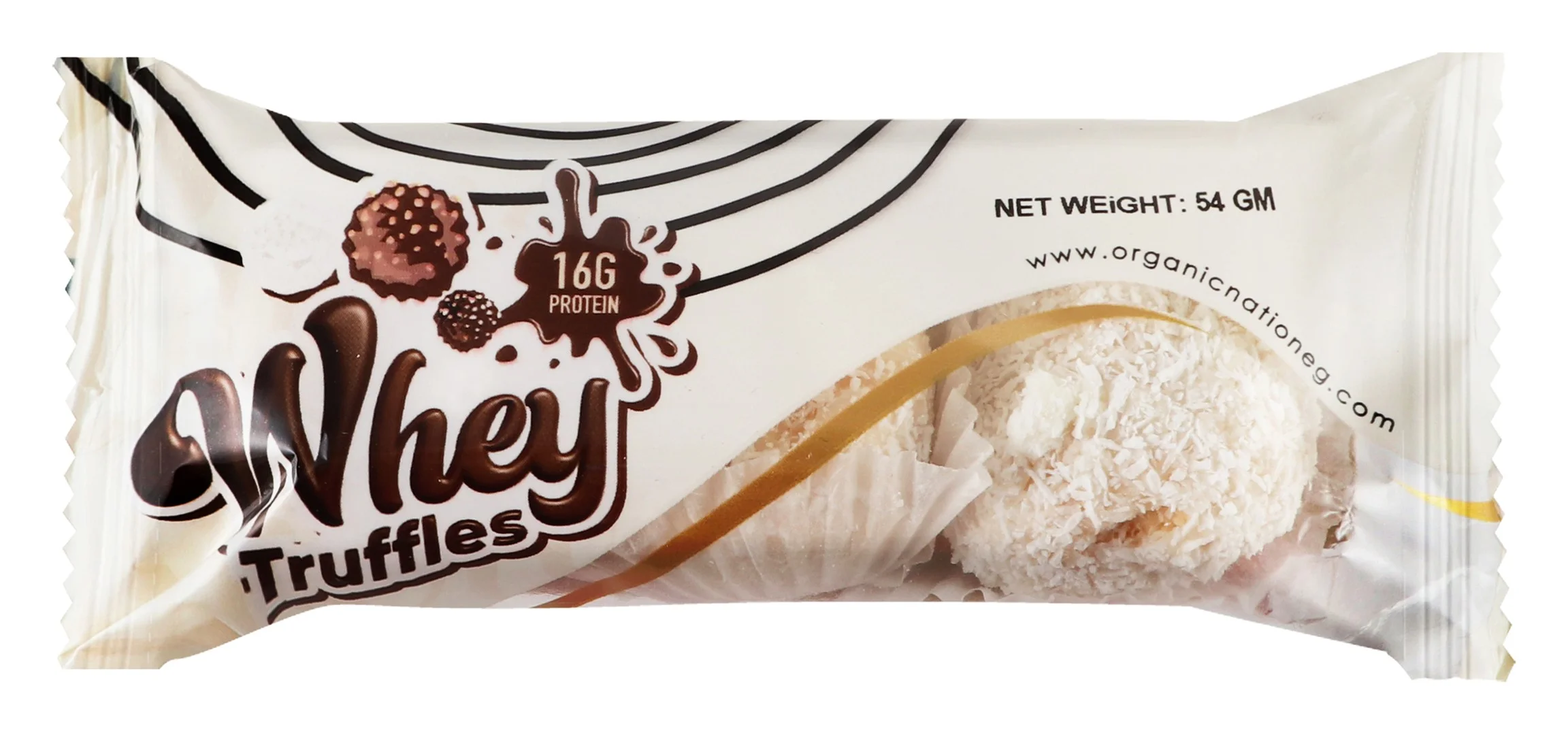a81b5361-35fa-4453-9f18-45031d35afc87f12dce5264fe0a0fe459faae92ea6b2_IMG_0018 Organic Nation White Chocolate & Coconut Coated 16g Protein Truffles - sugar free - Image 1