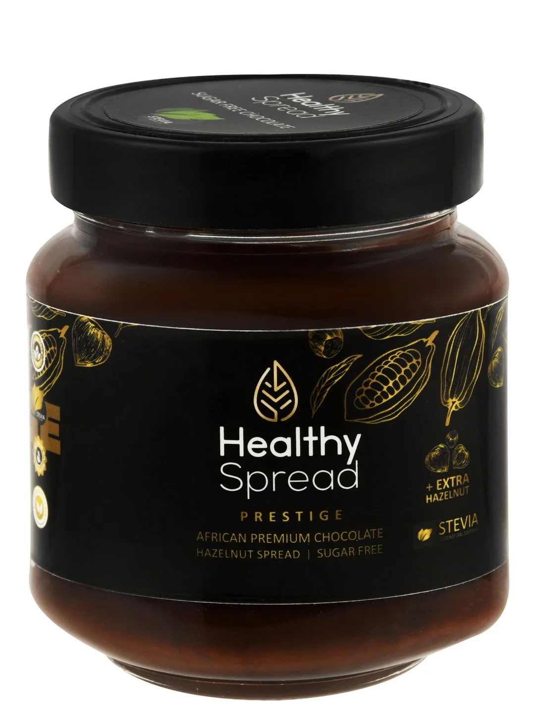 a9362403-06a9-49f0-8953-1121ac77ea7702529b4c03f12e067290d170e4436407_DSC_0184 Healthy Spread Prestige Premium African Chocolate Hazelnut Spread - sugar free, palm oil free, preservatives free - Image 1