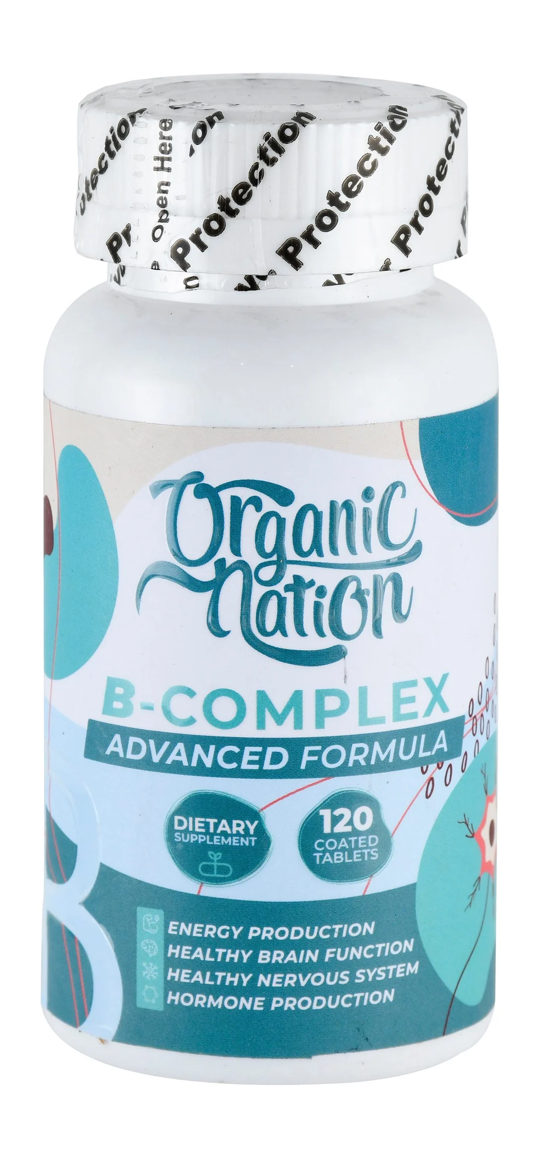 b16c4a6e-0420-41ee-b37b-76f2b5c39057cd7b7660df16dc326dfc76778f7737c7_DSC_0024 Organic Nation B-Complex Energy & Brain Function Support Supplement - الصورة 1