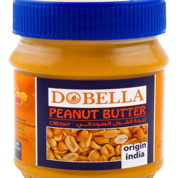 Dobella Creamy Peanut Butter - gluten free, cholesterol free
