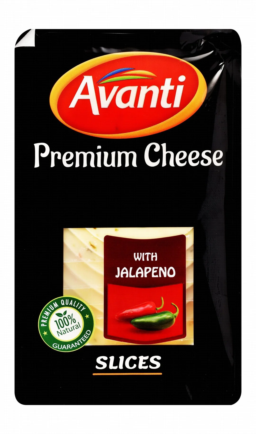 bb21f775-5627-4eaf-9776-3e4b3de6f3c7bb9db978fa50a92224d2f543953f325d_DSC_0190 Avanti Full Fat Cheese Slices with Jalapeno - الصورة 1