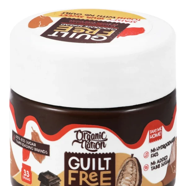 Organic Nation Chocolate Spread - no added sugar, hydrogenated fat free