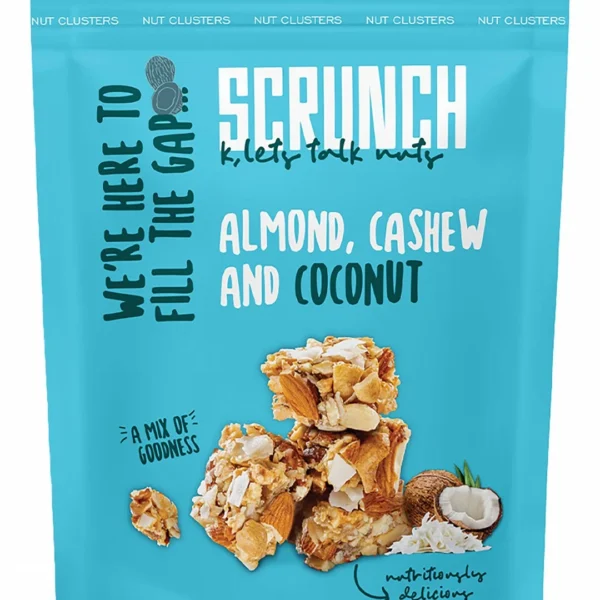 Scrunch Almond, Cashew & Coconut Bites - vegan, gluten free, preservatives free