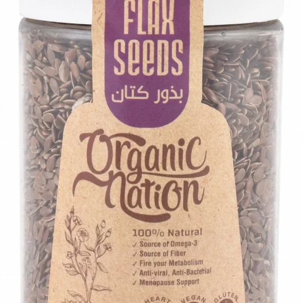 Organic Nation Flaxseeds - vegan, gluten free