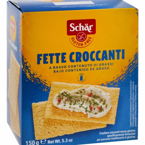 Schar Fette Croccanti Crackers - gluten free, lactose free
