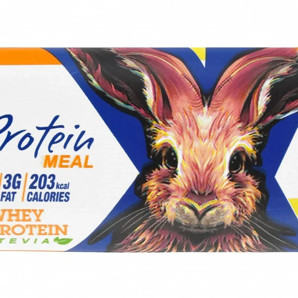 Max Muscle Dark Chocolate Coated 30g Whey Isolate Protein Bar Banana Cream Flavor with Stevia & Multiseeds - gluten free