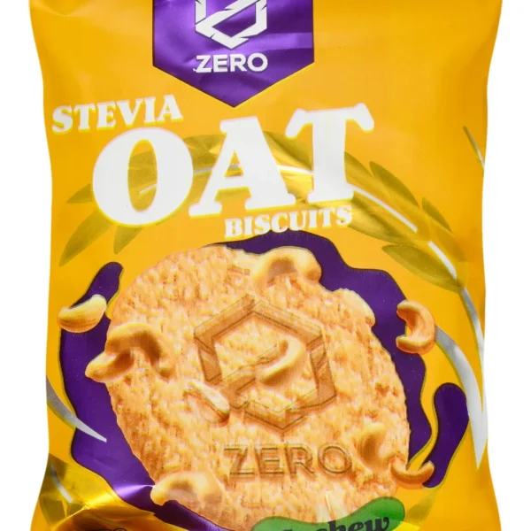 Zero Wholegrain Oat Biscuits with Cashews & Stevia - sugar free