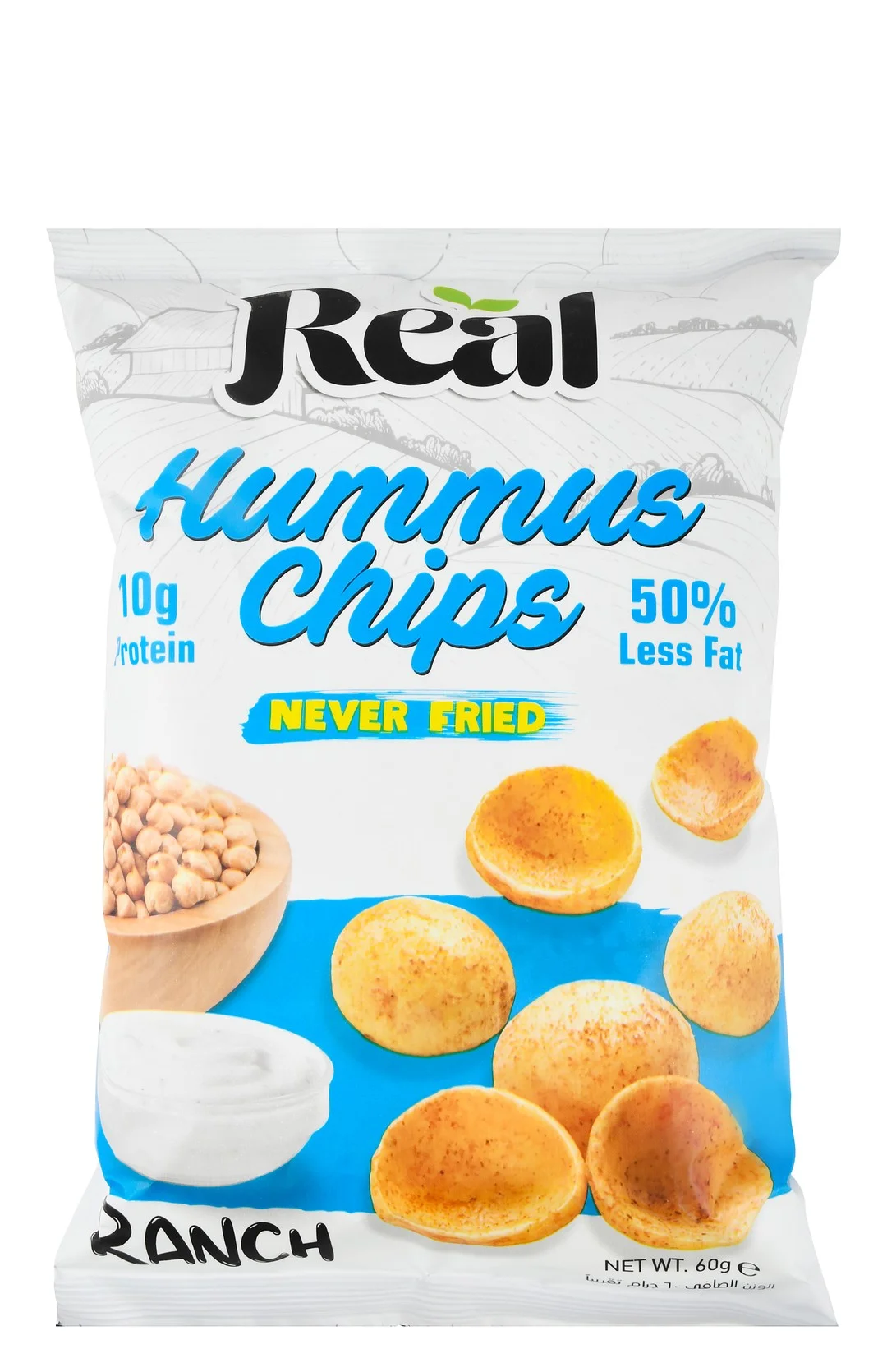 e0e0c879-77ef-40f2-85c5-0d5adba46e2a888f0fcc95ebf5814178bbf89537ada9_DSC_0096 Real 10g Protein Ranch Hummus Chips - Image 1