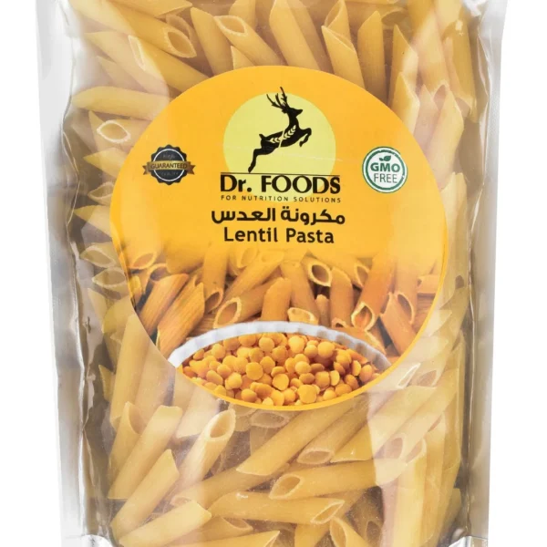 Dr. Foods Lentil Penne Pasta - GMO free, additive free, preservatives free