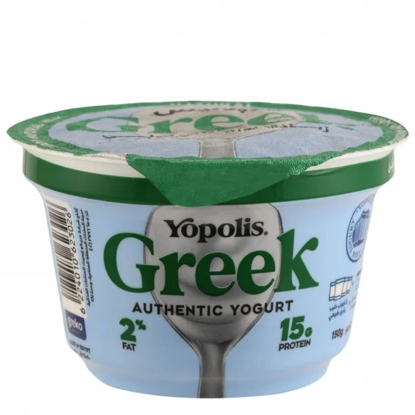 Yopolis 15g Protein Natural Greek Yogurt (2% Fat)