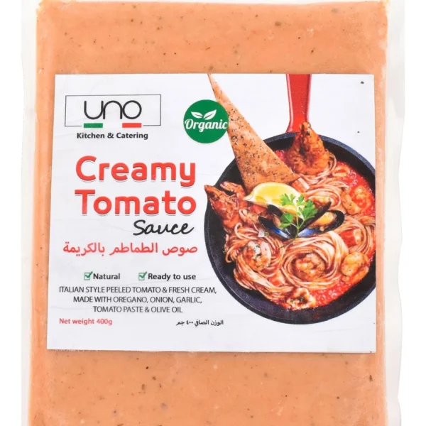 Uno Organic Creamy Tomato Sauce - artificial flavors free, preservatives free