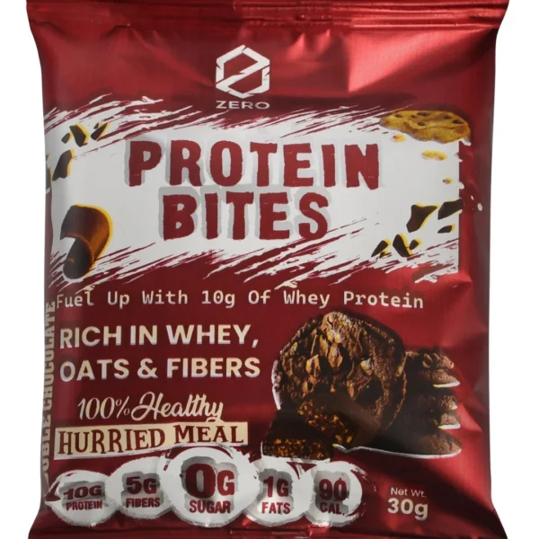 Zero 10g Protein Bites with Double Chocolate - no added sugar, gluten free
