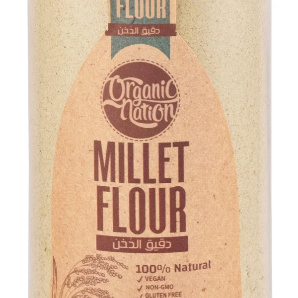 Organic Nation Wholegrain Millet Flour - vegan, GMO free, gluten free