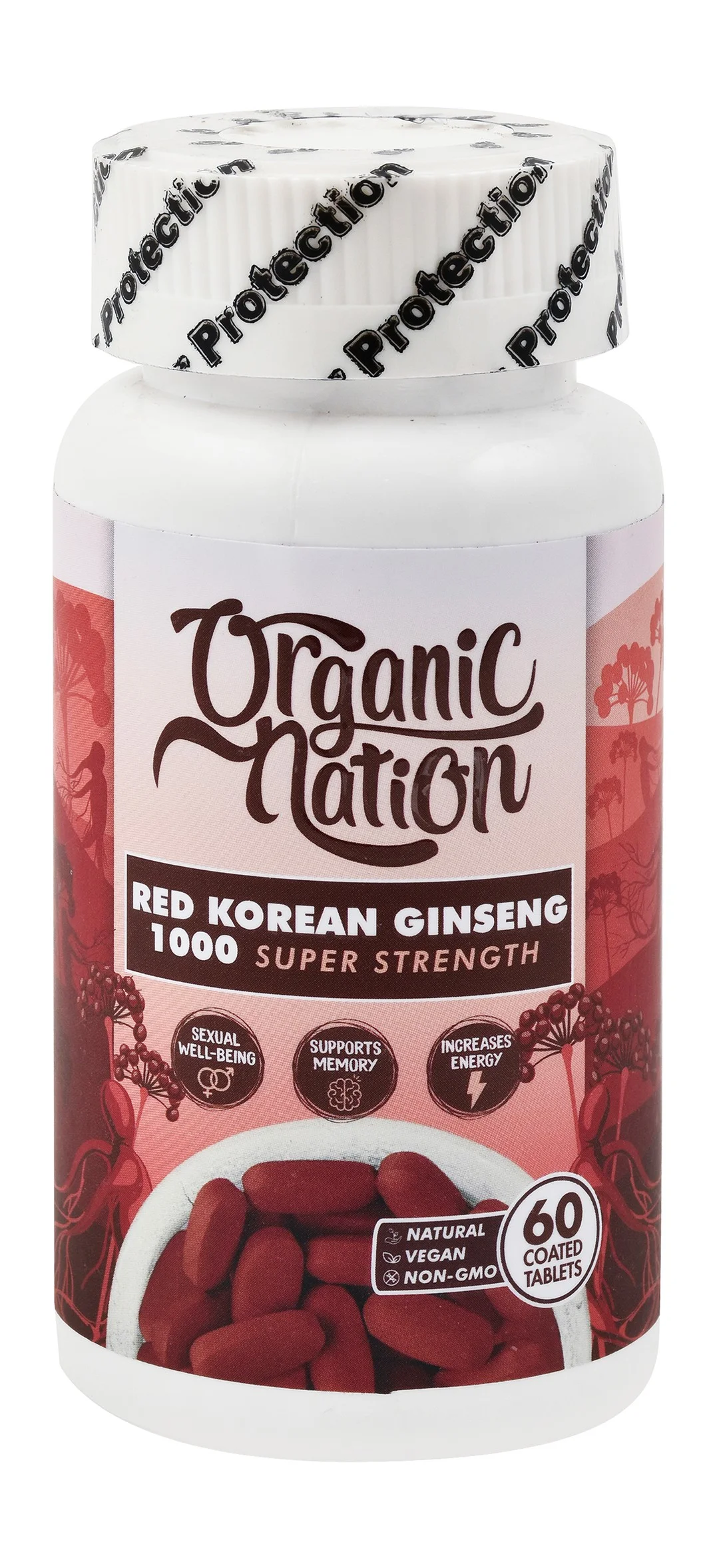 f19fd1b1-afa2-42b4-afad-59e7ee6f755e8fef55470c42628fc266ac1e2c75530b_DSC_0017 Organic Nation 1000mg Super Strength Red Korean Ginseng Supplement for Energy & Memory Health - vegan, GMO free - Image 1