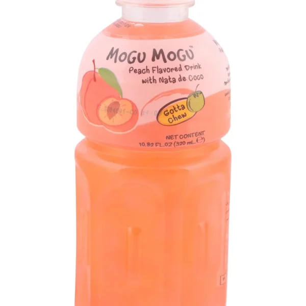 Mogu Mogu Long Life Peach Drink with Nata de Coco