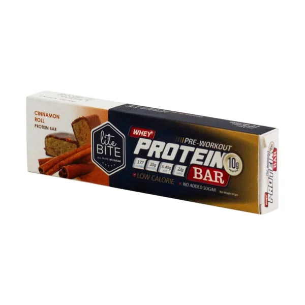 Lite Bite Whey Protein Bar with Cinnamon Roll