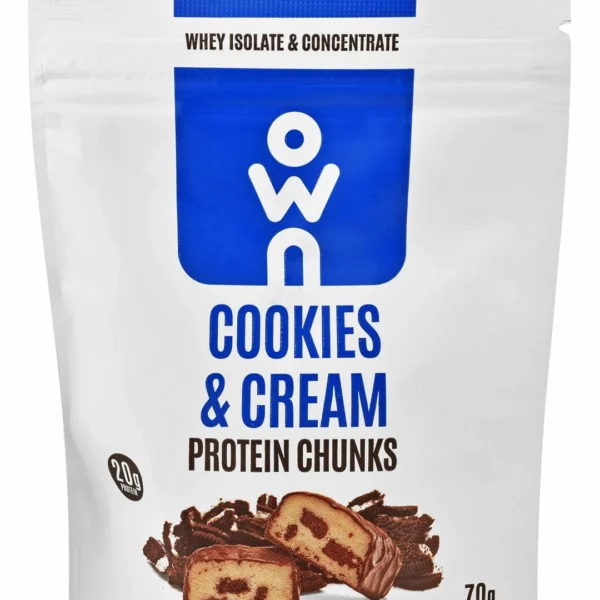 Own Cookies & Cream 20g Protein Chunks