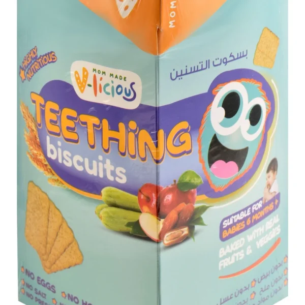 V-licious Teething Biscuits (6+ Months) - preservatives free, dairy free, no added sugar