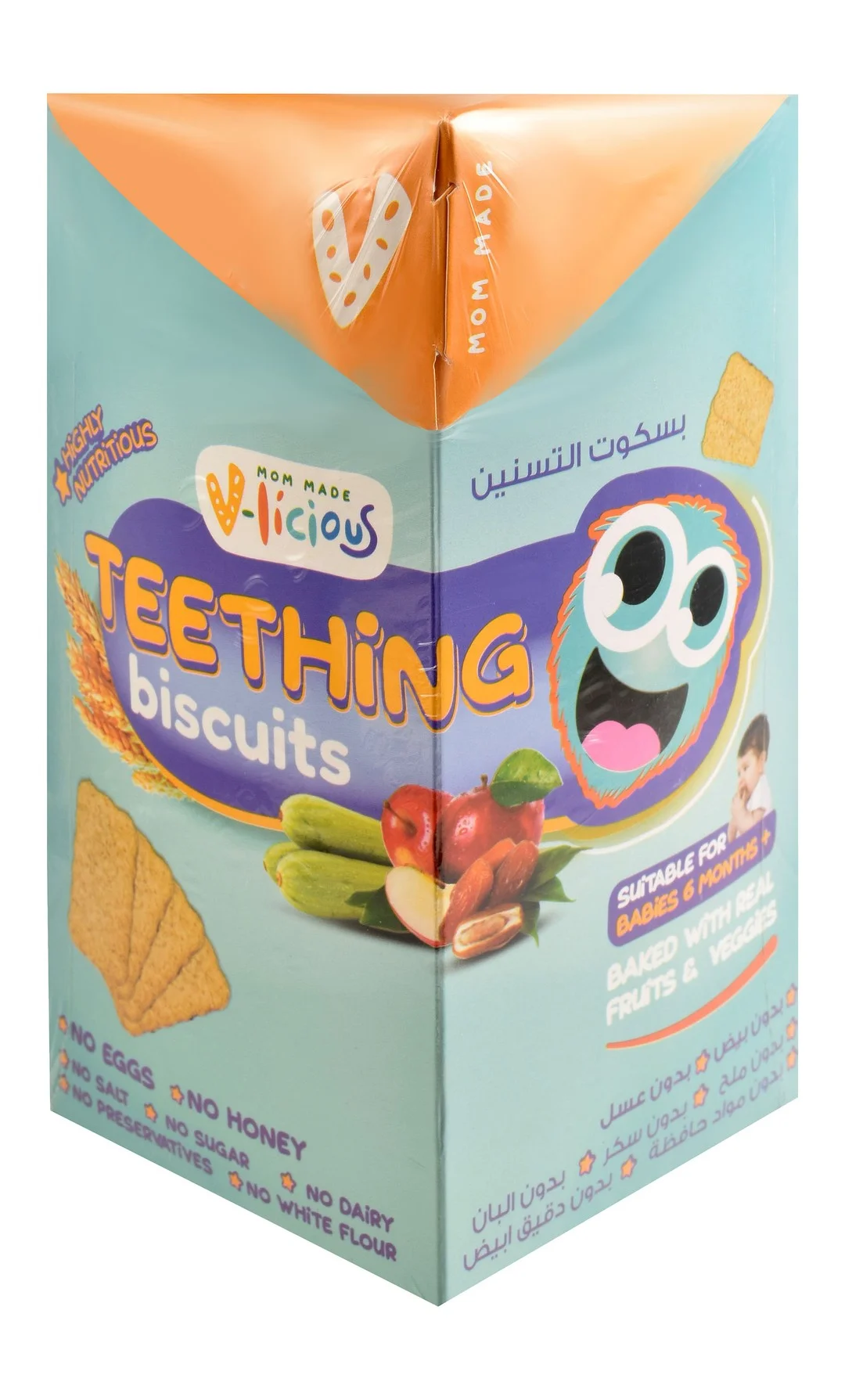 fca1bf3c-8876-421b-898e-b5602866e0619cddf260ef3db0ef4ef8dc395c9a23d1_DSC_0144 V-licious Teething Biscuits (6+ Months) - preservatives free, dairy free, no added sugar - Image 1